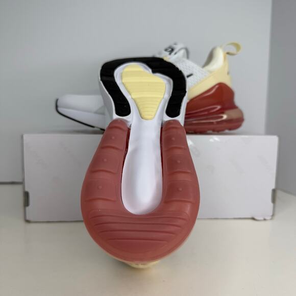 Nike Air Max 270 White/Pale Ivory Muslin Size 6 Women - Picture 4 of 8